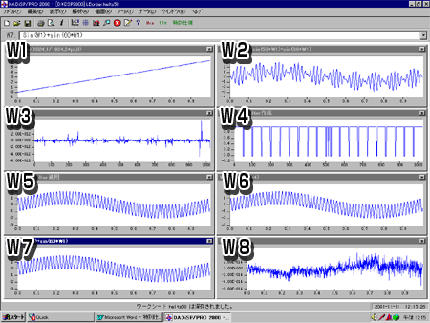 Unit/CRF電源からの雑音は５０Ｈｚ(６０Ｈｚ)の波と、その高調波からできています